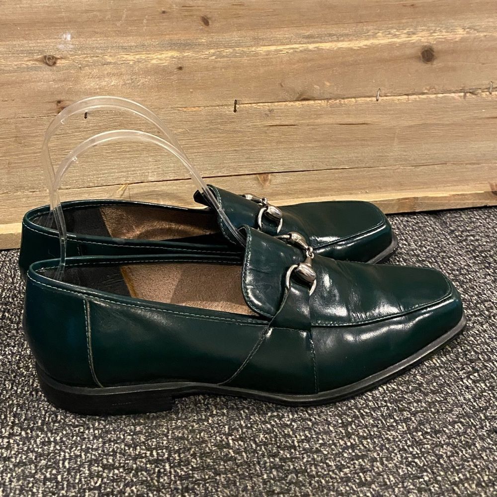 ✅Vintage Précis Emerald Green loafers